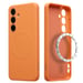 imoshion Coque Couleur avec MagSafe pour Samsung Galaxy S25 Plus - Orange