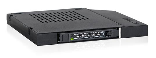 Icy Dock MB411SPO-1B panel bahía disco duro Funda de disco duro Negro