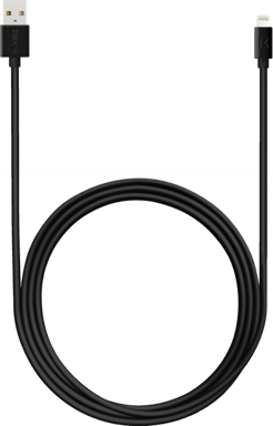 Cavo Lightning certificato MFi Apple Charge Speed 2,4A (2M), Jet Black