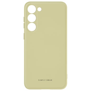 Custodia per Samsung S23 in silicone opaco soft touch Roar Space cream