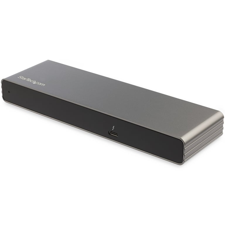 StarTech.com Dock Thunderbolt 3 pour PC portable Station d'Accueil TB3 à Double Écran Dual 4k 60Hz Displayport HDMI & VGA Power Delivery 2x USB A GbE Windows & Mac Neuf