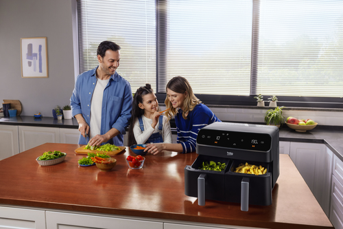 Beko FRL5388B friteuse Double 8,5 L Autonome 2400 W Friteuse d'air chaud Noir