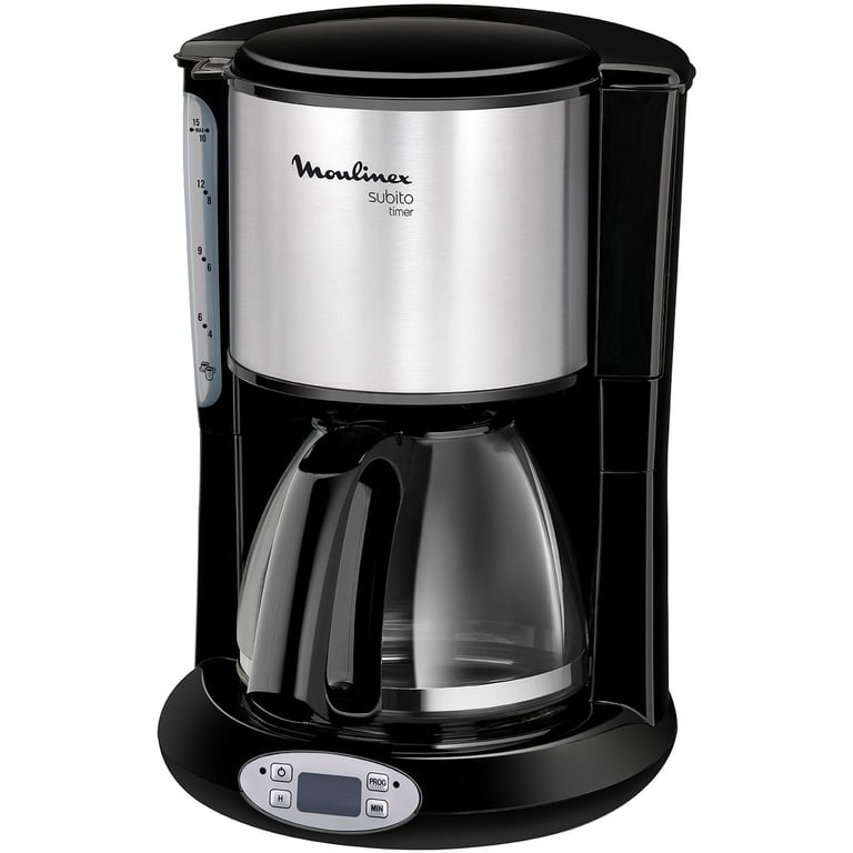 MOULINEX Cafetière filtre 15 tasses programmable & Inox Subito FG362810 - vue 7