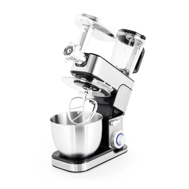 Robot Pétrin Inox 5.5l Avec Hachoir Antara Pro Kitchencook Gris
