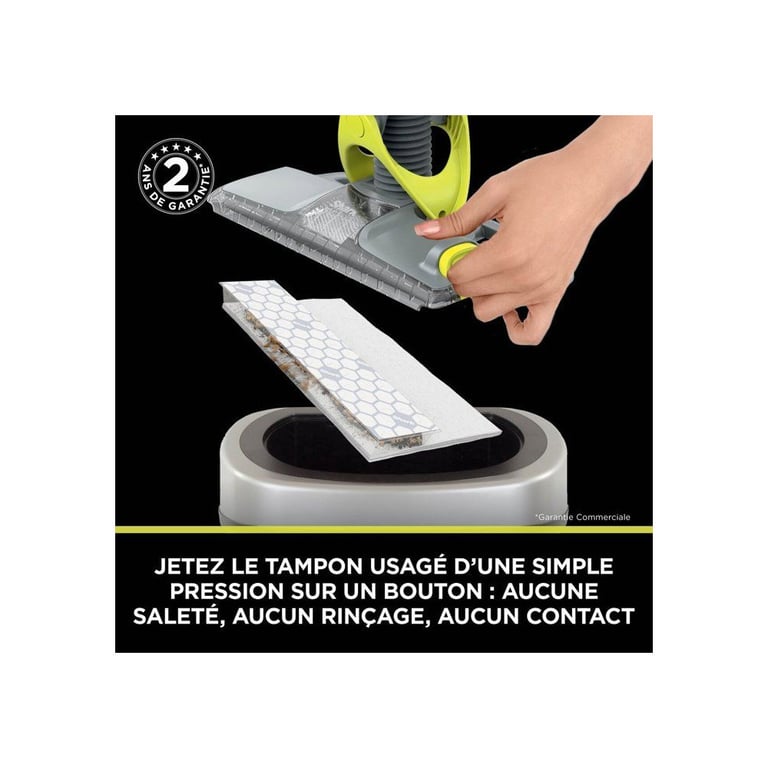 Aspirateur balai sans fil 2 en 1 SHARK VM200EU Nettoyage par pulvérisation 152kg Tampons jetables - vue 4