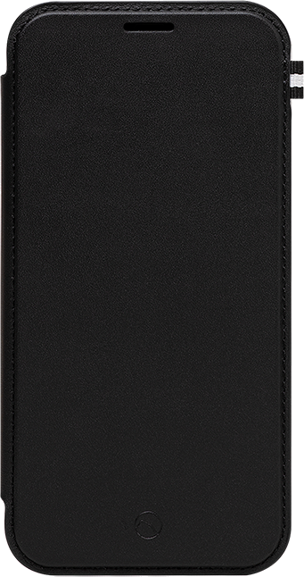 Folio en Cuir Elysée Noir pour iPhone 12 / 12 Pro Artefakt