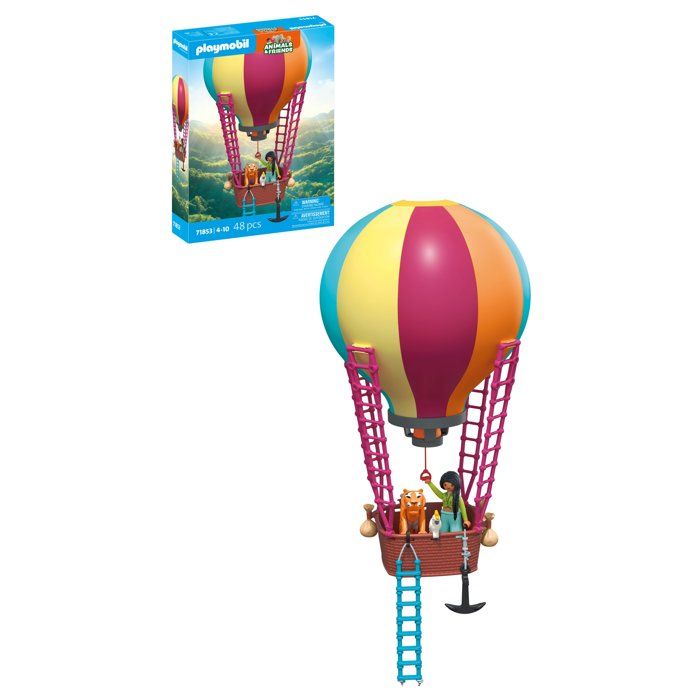Playmobil | Animals & Friends | Voyage en Ballon | Jouets à partir de | Cadeau pour Enfants | Développe la créativité & 'imagination | Ballon comme décoration à Suspendre | 71853 - vue 5