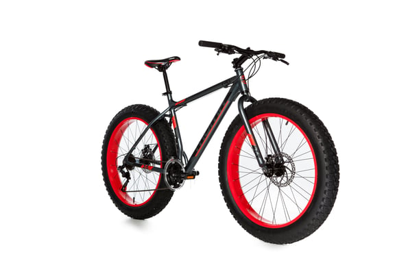 Bicicleta Montaña Fatbike FAT26'', SHIMANO 21v, Aluminio, Doble Freno Disco.