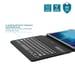 Custodia Protettiva con Tastiera Bluetooth per Samsung Galaxy Tab A9+ 11'' - Nero