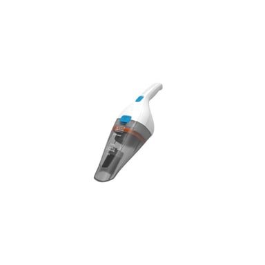 Black & Decker NVC115JLEW aspirapolvere da tavolo Senza sacco Grigio, Bianco