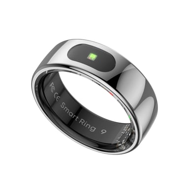 Anillo Inteligente Leotec Kör Ha Talla 8- Ø18.3mm- Notificaciones- Frecuencia Cardíaca- Plata
