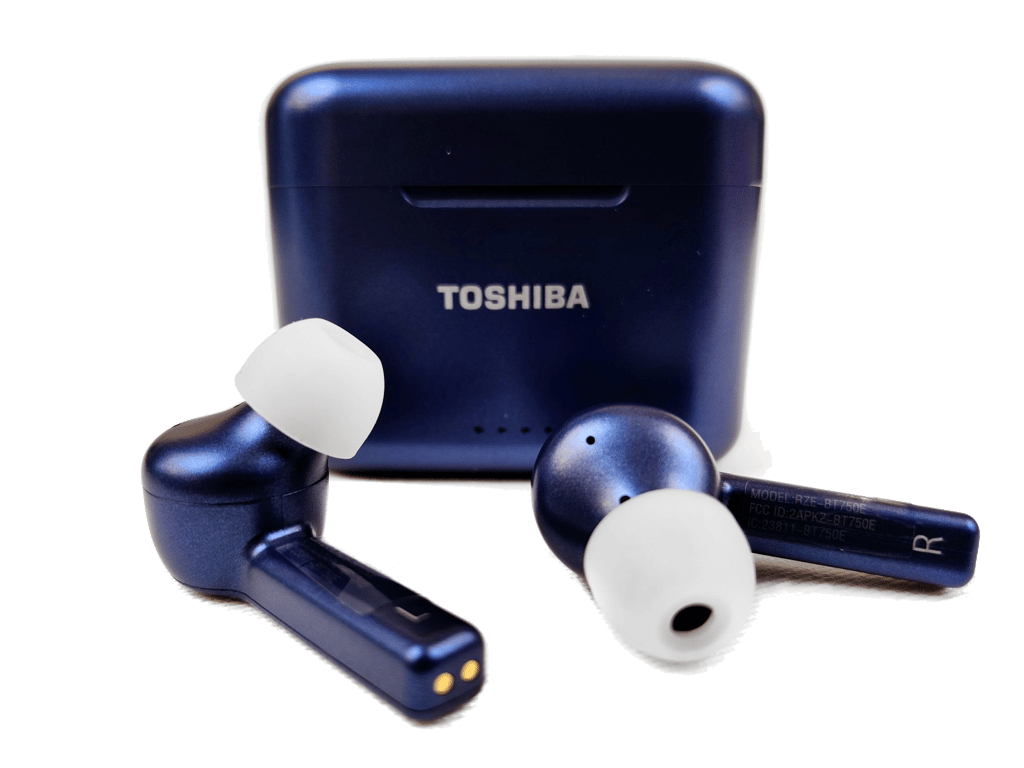 Ecouteurs True Wireless avec chargeur QI Toshiba RZE-BT750