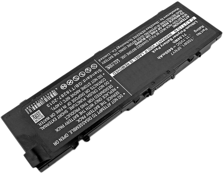 DLH Batterie Li Pol 11.4V 7980mAh 91Wh 0FNY7 / 451 BBSE / FNY7 / GR5D3 / T05W1 / MFK Neuf - vue 1