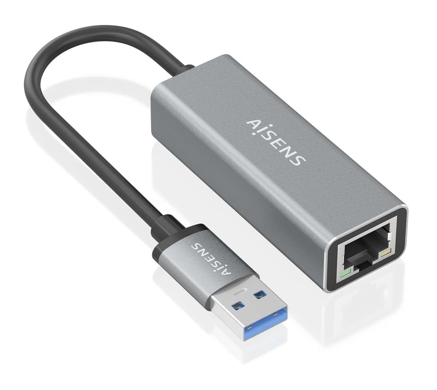 Câble réseau AISENS A106 0897 USB 3.0 à Ethernet Gigabit 15 cm - vue 3