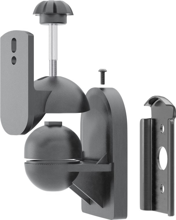 Goobay 49393 support de haut parleurs Mur Acrylonitrile Butadiène Styrène ABS Neuf - vue 2