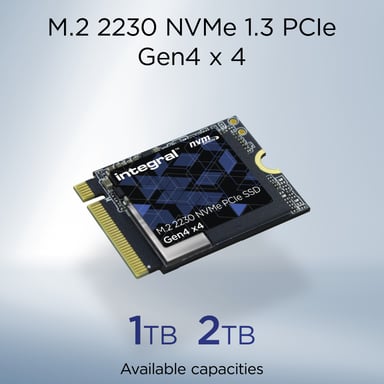 Integral INSSD1TM2230G4 unidad de estado sólido 1 TB M.2 PCI Express 4.0 NVMe QLC
