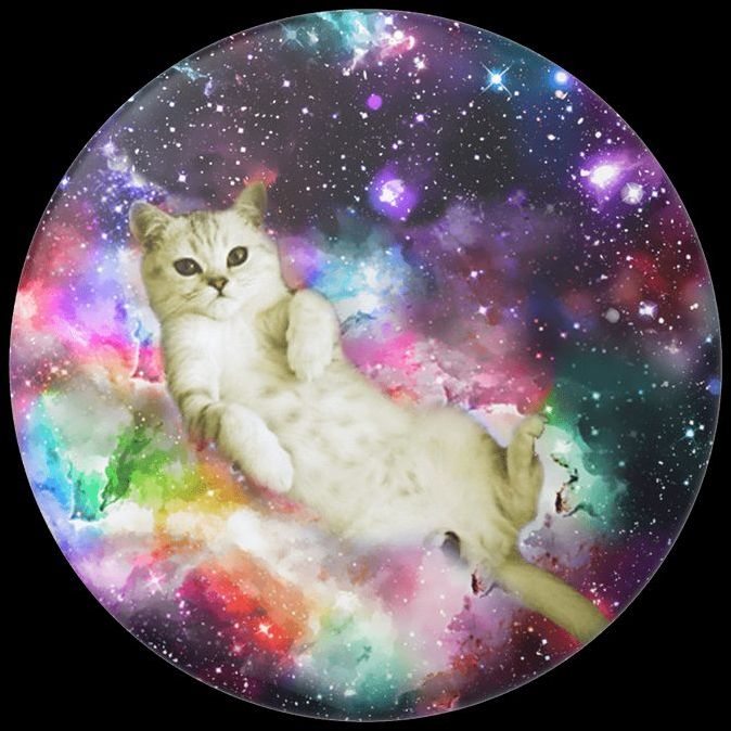 PopSockets Grip Interpurrlactic colourful