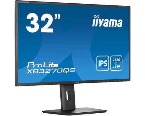 iiyama ProLite XB3270QS-B5 écran plat de PC 80 cm (31.5'') 2560 x 1440 pixels Wide Quad HD LED Noir
