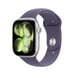 Apple Watch Series 11 GPS 46mm Boitier en Aluminium Argent avec Bracelet Sport Brume Violette - M/L