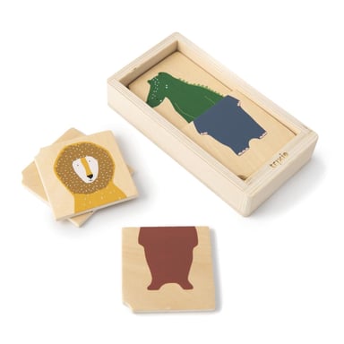 Puzzle combinado de animales de madera - Diversión creativa para los niños