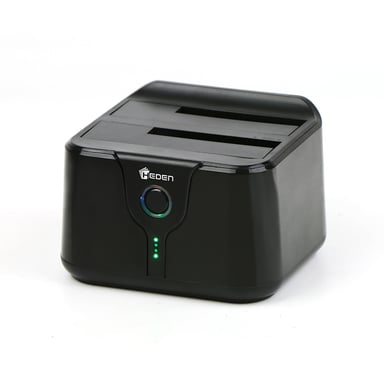 DUAL DOCK Heden para 2 discos duros S-ata 3.5''/2.5'' USB3,0,back up