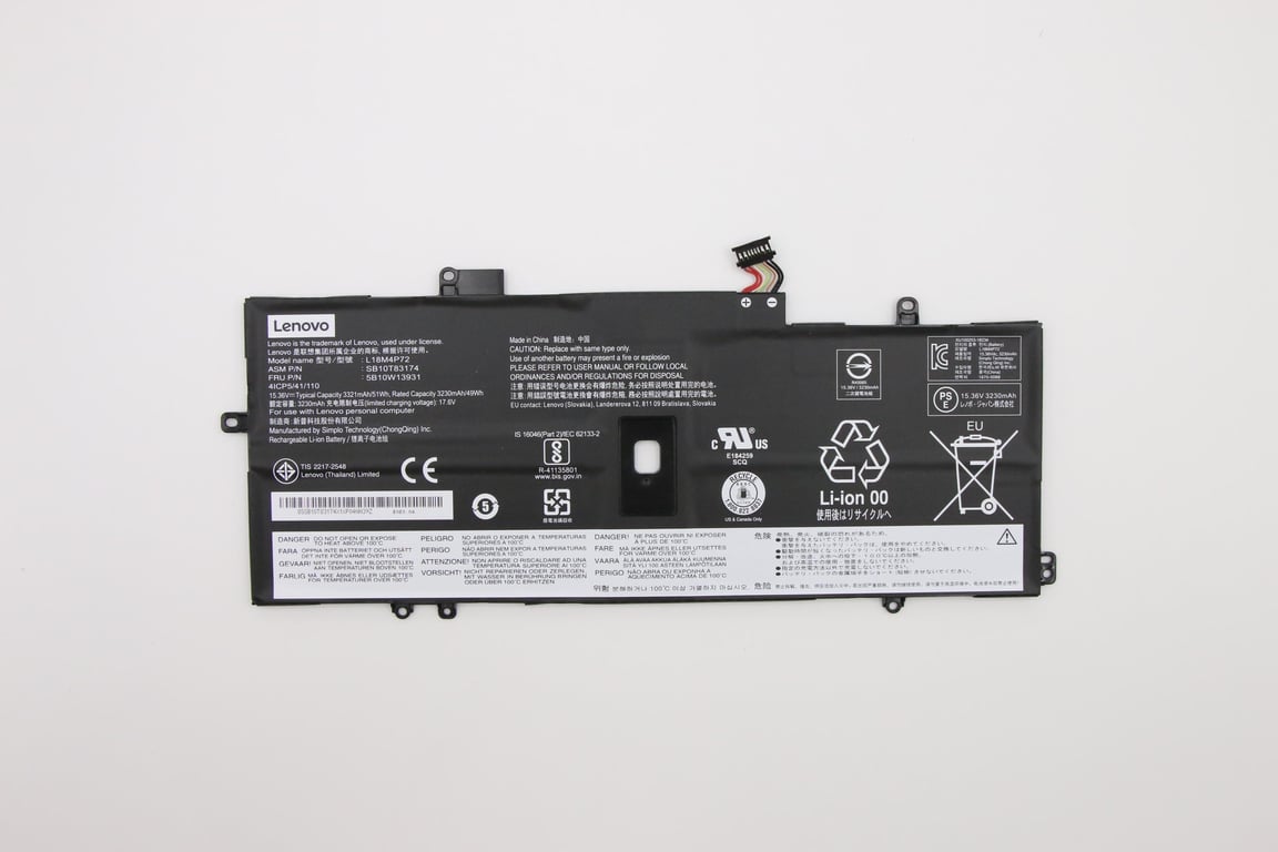 Lenovo 5B10W13931 composant de laptop supplémentaire Batterie Neuf