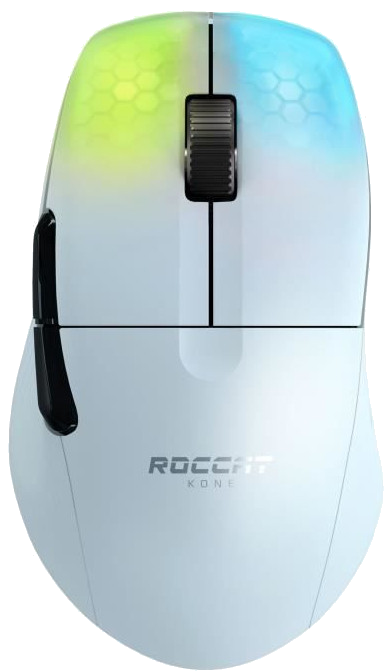 ROCCAT Souris de jeu ergonomique ultraperformante Kone One Pro Air White