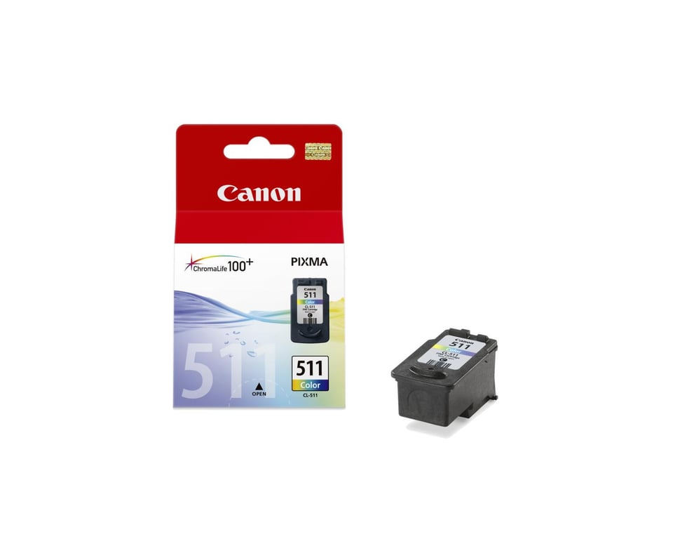 Canon CL-511 Colour cartouche d'encre 1 pièce(s) Original Cyan, Magenta, Jaune - Neuf
