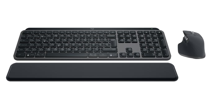 Logitech Master MX Keys Combo for Bussiness clavier Souris incluse Bureau RF sans fil + Bluetooth QWERTZ Suisse Graphite