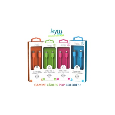 Cavo da USB-C a Lightning 3A - 1,5 metri - Collezione POP - Arancione