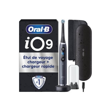 Spazzolino elettrico Oral-B iO9 Nero Onyx Smart Adapt mode + 2 testine