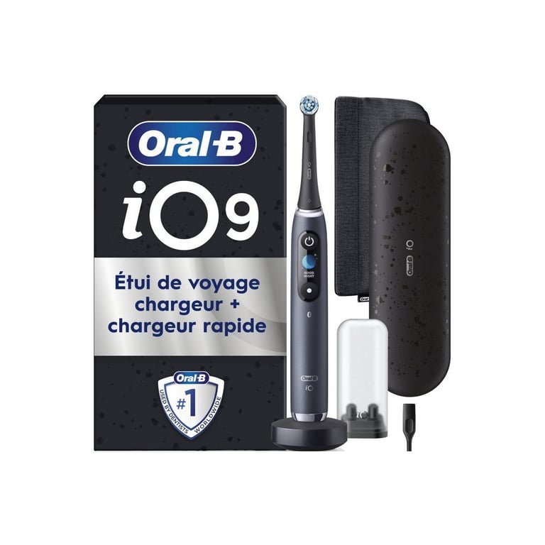 Brosse à dents électrique Oral B iO9 2 brossettes Étui de Voyage Chargeur Édition Cadeau - vue 2