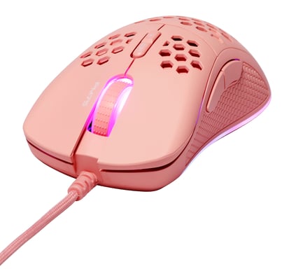 Deltaco GAM-108-P ratón Juego mano derecha USB tipo A Óptico 6400 DPI