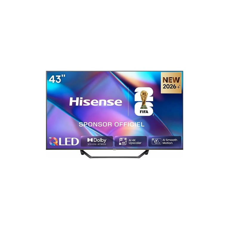 Tv led 43'' HISENSE 43A7S - vue 2