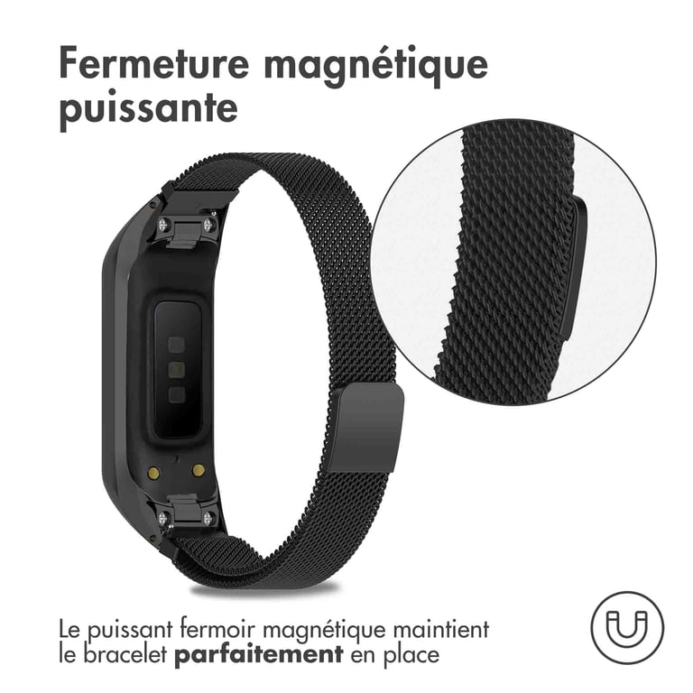 imoshion Bracelet magnétique milanais pour le Samsung Galaxy Fit 2 Neuf - vue 2