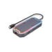 UNITEK uHUB S7+ Alámbrico USB 3.2 Gen 2 (3.1 Gen 2) Type-C Gris