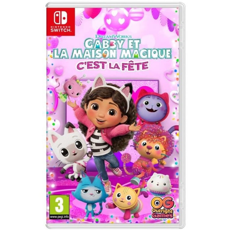 Gabby et la Maison Magique C'est la Fete - Jeu Nintendo Switch - Neuf