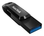 SanDisk Ultra Dual Drive lecteur USB flash 128 Go USB Type-A / USB Type-C 3.2 Gen 1 (3.1 Gen 1) Noir, Argent