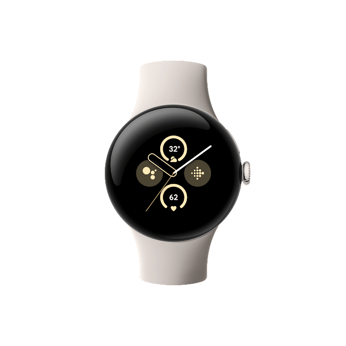 Montre connectée Google Pixel Watch 2 Boîtier en aluminium Poli Bracelet sport 4G LTE - vue 5