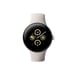Google Pixel Watch 2 AMOLED 41 mm Numérique Écran tactile Argent Wifi GPS (satellite), blanc