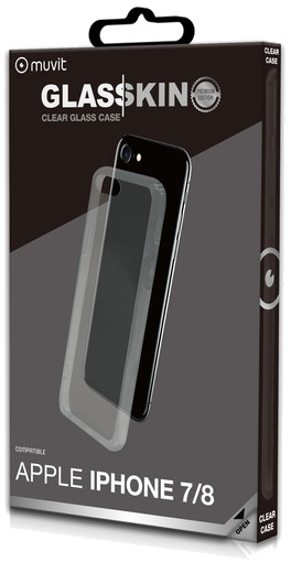 Glasskin Coque Glass Case Transparente: Apple Iphone 6/6S/7/8