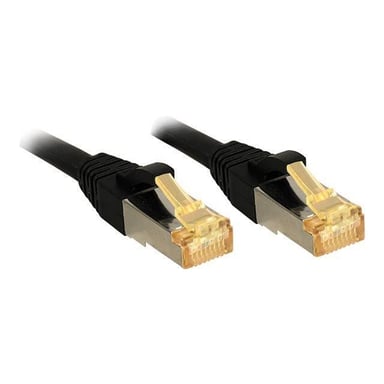 LINDY Câble réseau CAT 7 Lsoh - Cuivre - 6000MHz - 3m - Noir
