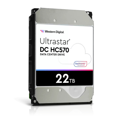 WD Ultrastar DC HC570 Disque dur 22 To interne 3.5 SAS 12Gb/ 7200 toursmin mémoire tampon : 512 Mo - vue 2