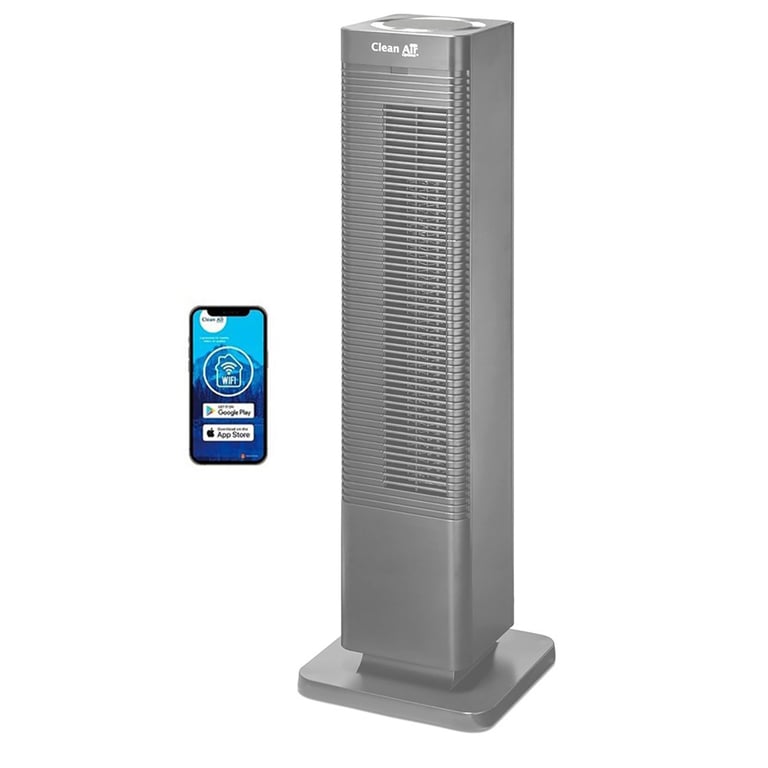 Clean Air Optima Chauffage ventilateur Design 2 en 1 CA Smart 40m² / 100m³ Chauffage PTC et ventilateur Neuf