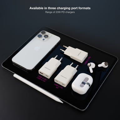 Nanocable 10.10.2023 cargador de dispositivos móviles Smartphone Blanco Sector Carga rápida Interior