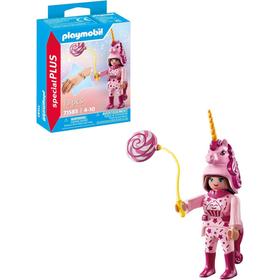 Jeux D'imitation Jeune Fille Avec Déguisement Licorne Playmobil La Boite - vue 1