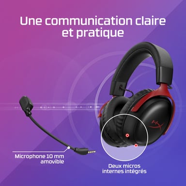 HyperX Auriculares inalámbricos Cloud III S: auriculares gaming (color negro)