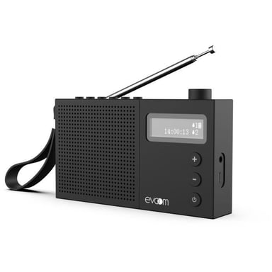 Radio reloj - EVOOM - EGY - Negro