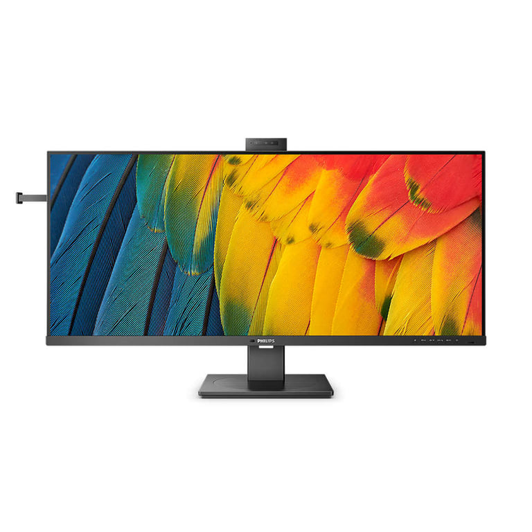 Philips 40B1U5601H Écran WQHD 40 Pouces Webcam 5 MP réglable en Hauteur Haut Parleur 3440x1440 100 Hz HDMI DisplayPort USB C RJ45 concentrateur USB - vue 9