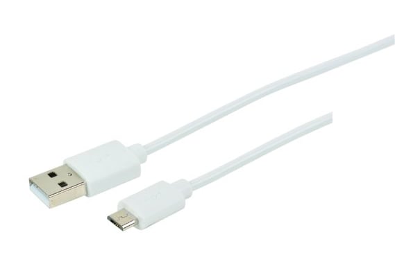 Erard 722408 câble USB 2 m USB A Micro-USB B Blanc